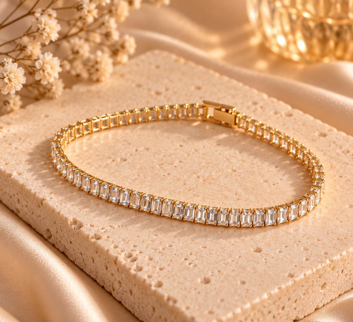 JARSÉA Baguette Tennis Bracelet