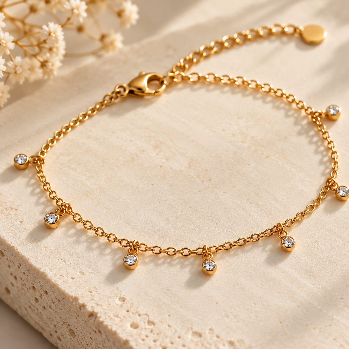 JARSÉA Celeste CZ Anklet