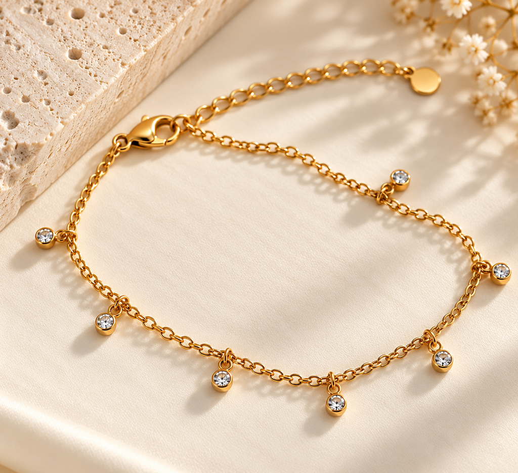 JARSÉA Celeste CZ Anklet