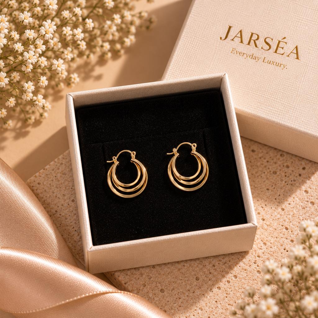 JARSÉA Sculpted Oval Drop Earrings