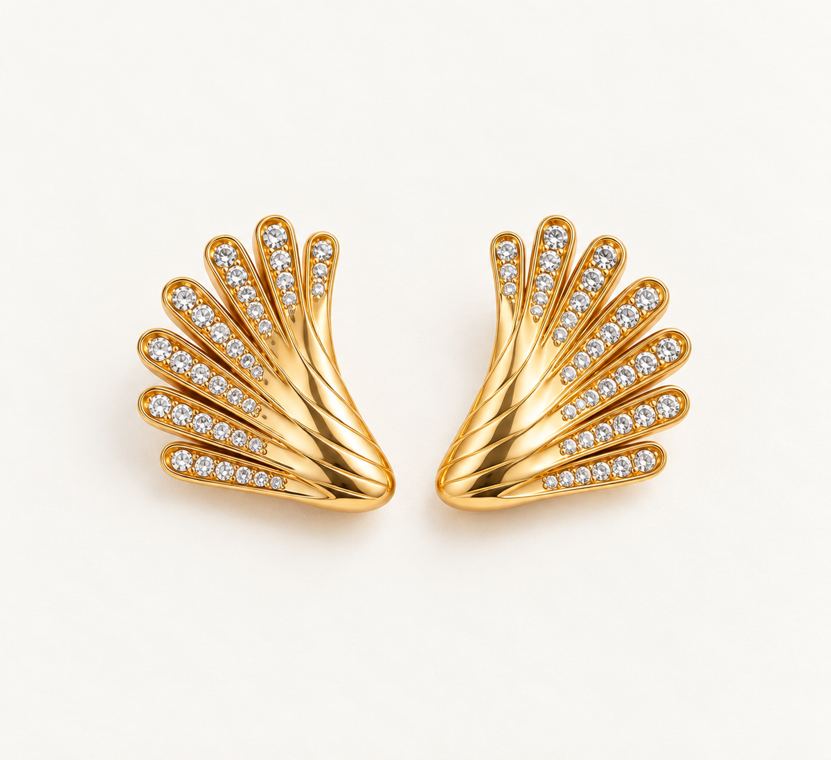 JARSÉA Radiance Fan Stud Earrings