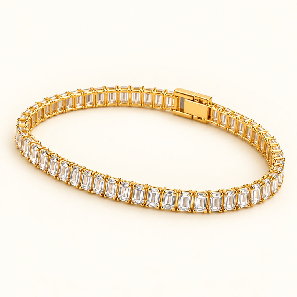 JARSÉA Baguette Tennis Bracelet