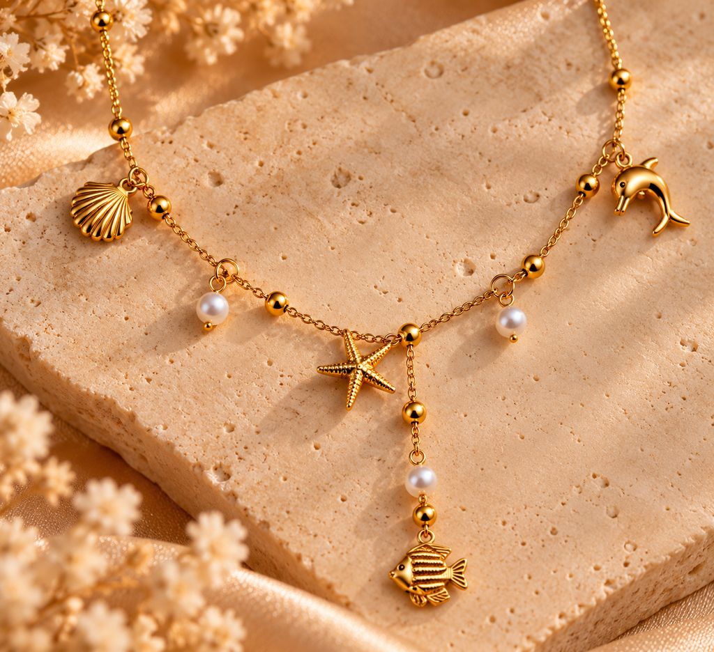 JARSÉA Ocean Charm Necklace