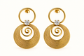 JARSÉA Spiral Statement Drop Earrings