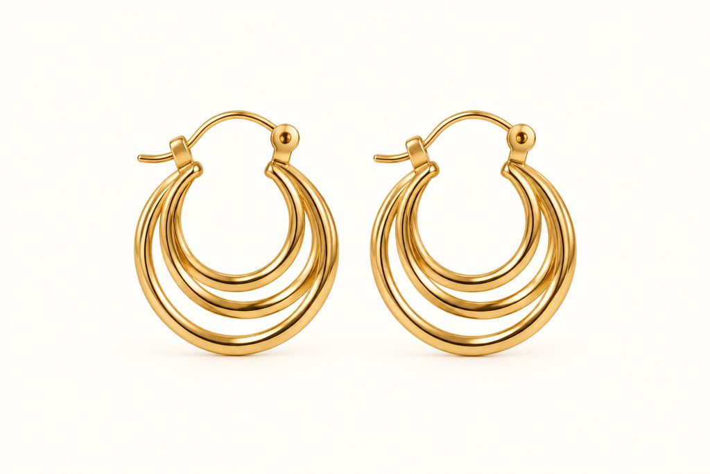 JARSÉA Sculpted Oval Drop Earrings