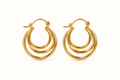 JARSÉA Sculpted Oval Drop Earrings