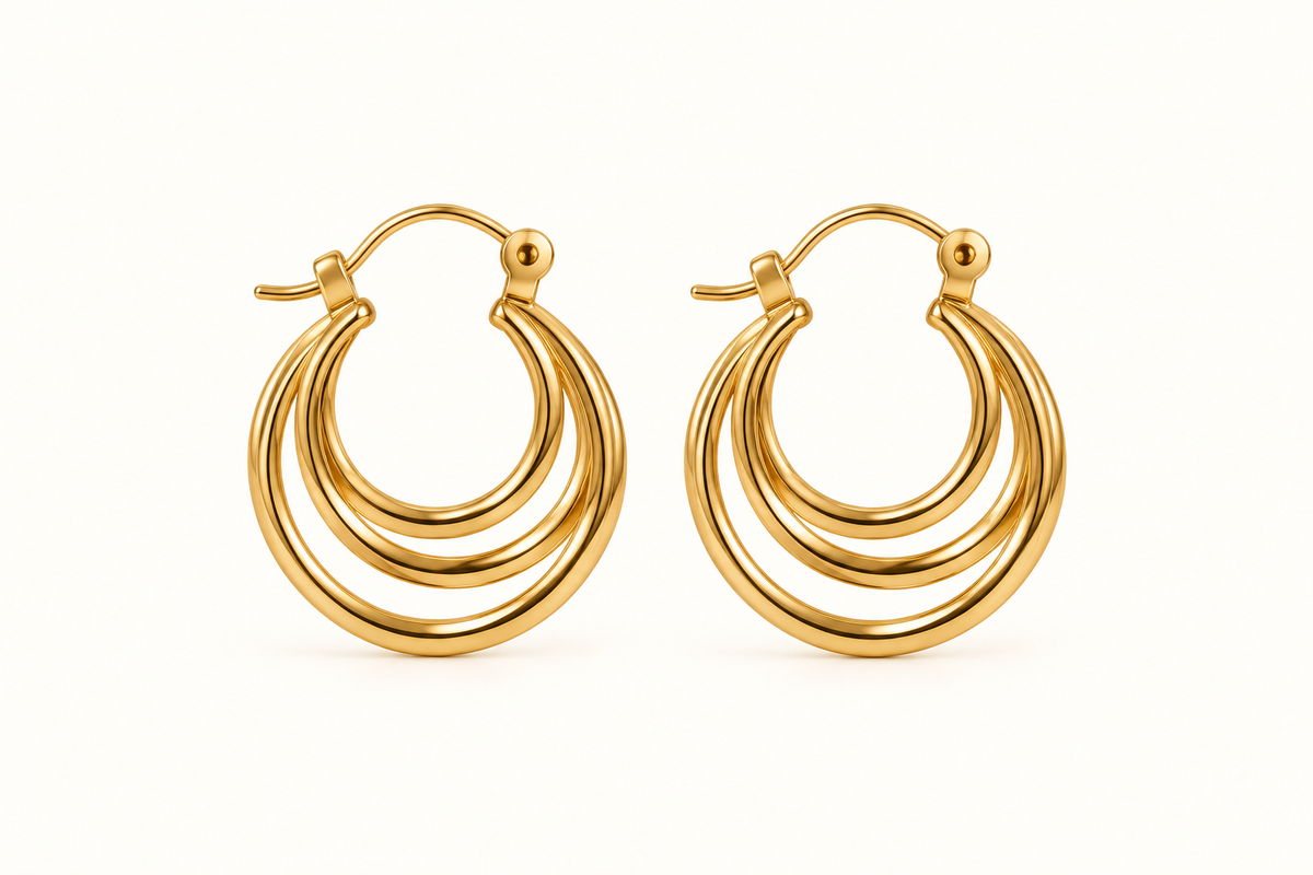 JARSÉA Sculpted Oval Drop Earrings