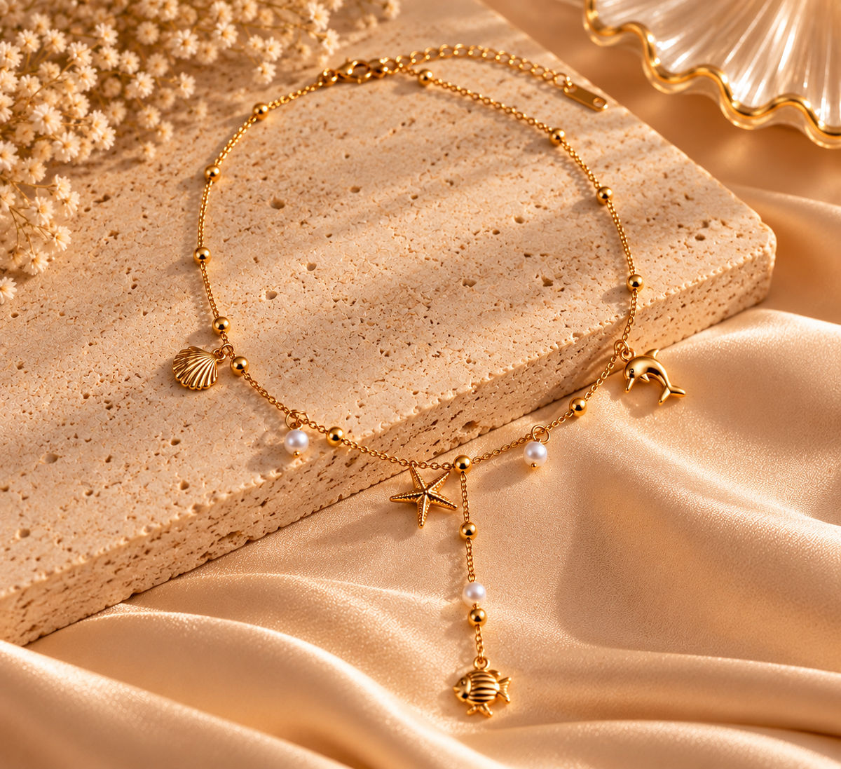 JARSÉA Ocean Charm Necklace