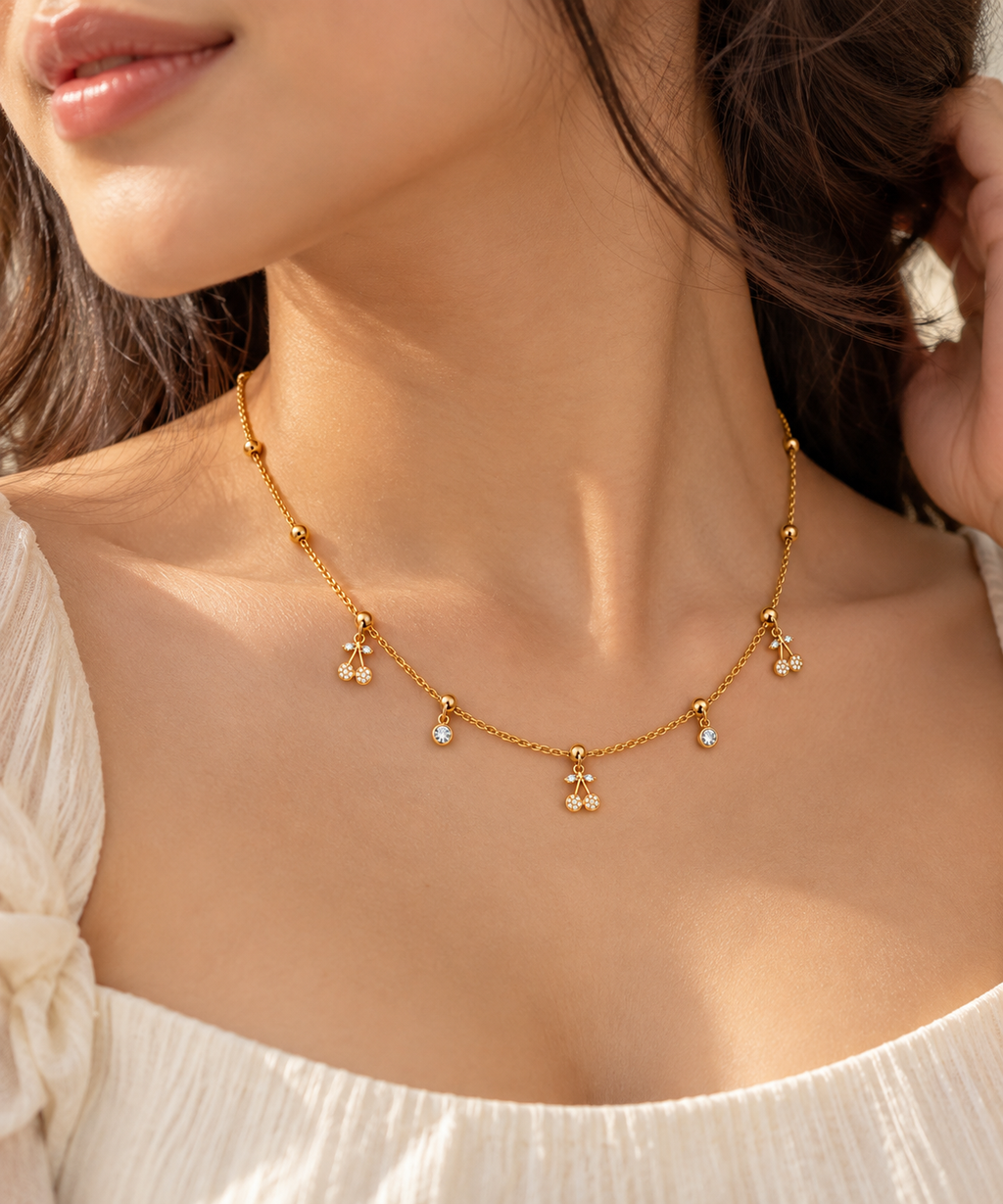 JARSÉA Cherry Charm Necklace