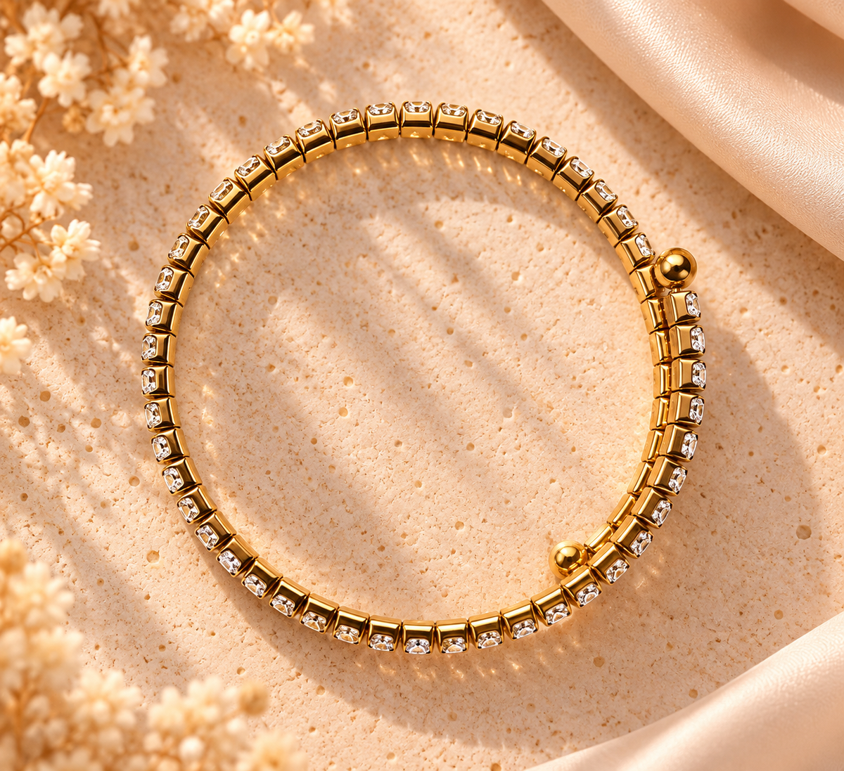 JARSÉA Double Band Tennis Bracelet