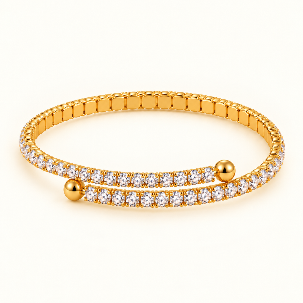 JARSÉA Double Band Tennis Bracelet