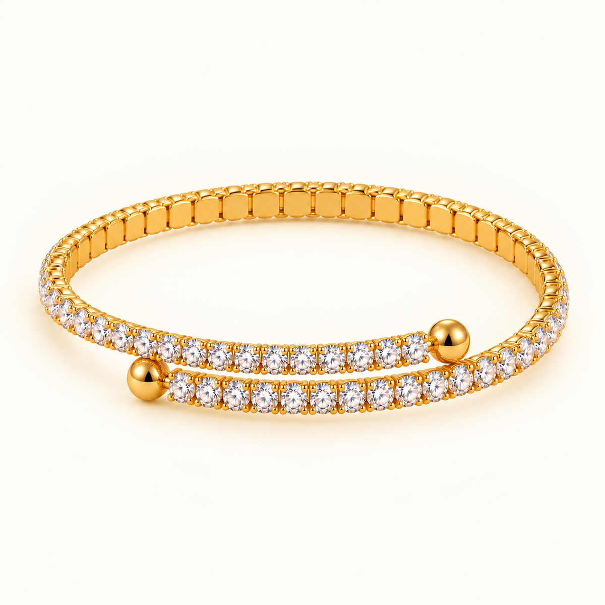 JARSÉA Double Band Tennis Bracelet