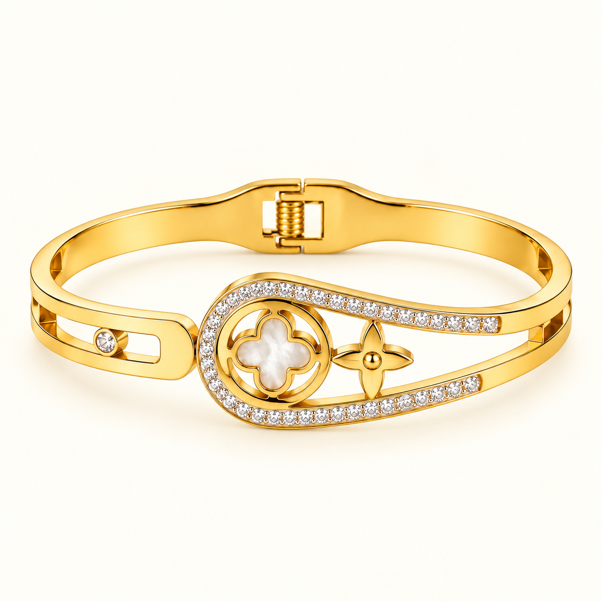 JARSÉA Floral Luxe Dual-Band Bracelet