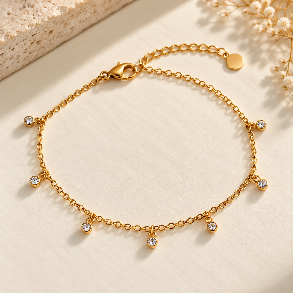 JARSÉA Celeste CZ Anklet