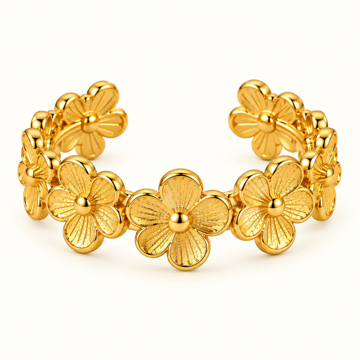 JARSÉA Floral Adjustable Ring
