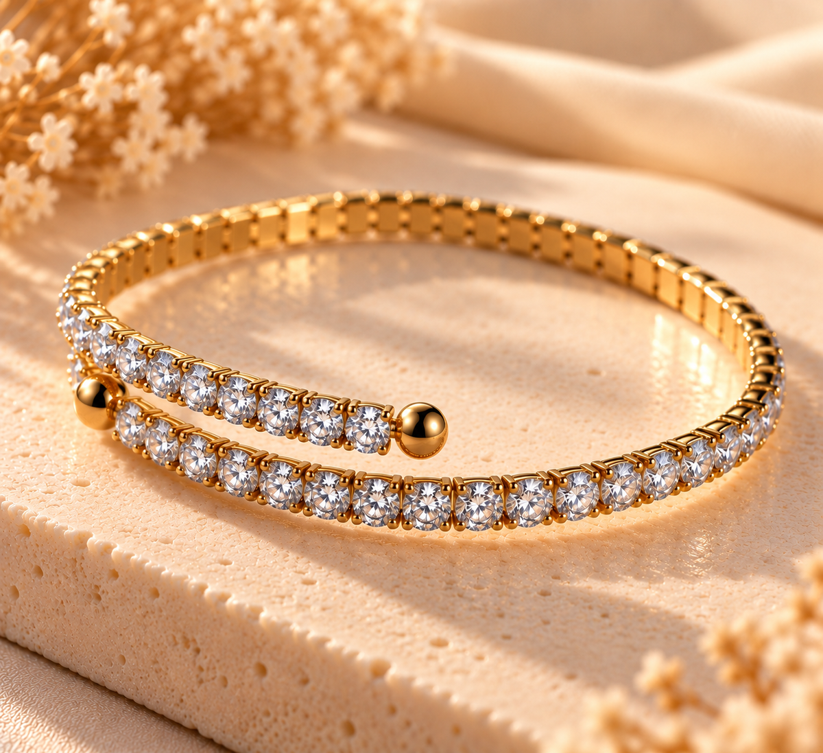 JARSÉA Double Band Tennis Bracelet
