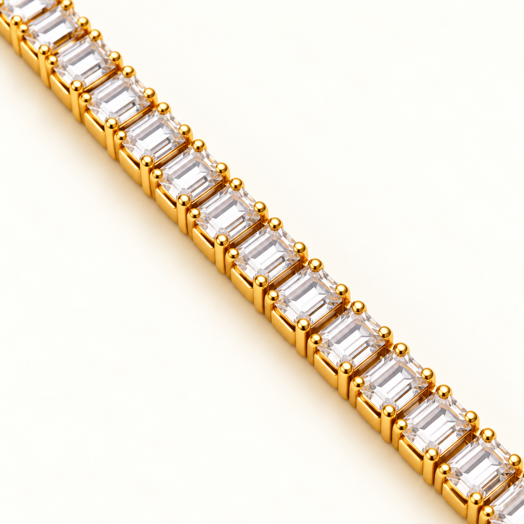 JARSÉA Baguette Tennis Bracelet